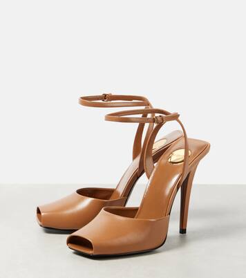 La Scandale 110 leather sandals | Saint Laurent