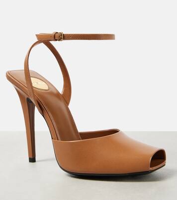 La Scandale 110 leather sandals | Saint Laurent