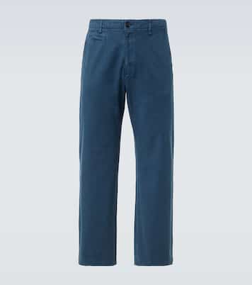 Chinohose aus Baumwoll-Gabardine | Auralee