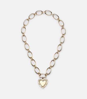 Collier Love Heart Token en or 18 ct et diamants | FoundRae