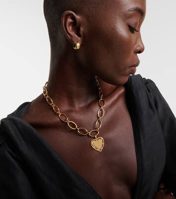 Collier Love Heart Token en or 18 ct et diamants | FoundRae