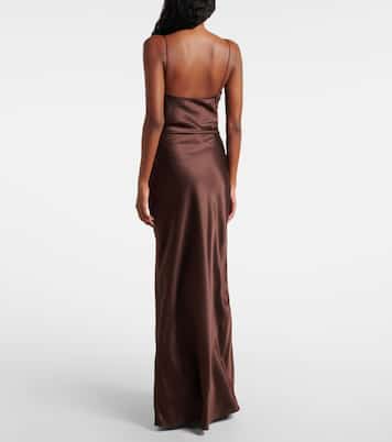 Robe Lush en satin de soie | SIR