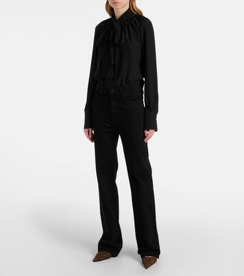 High-Rise Flared Jeans Arrow | Frame