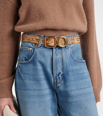Regalo croc-effect leather belt | Jacquemus