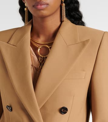 Wool grain de poudre blazer | Chloé