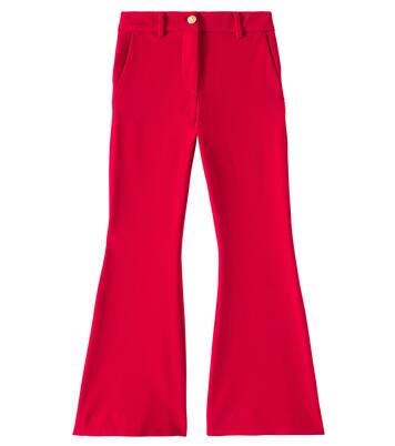 High-rise flared pants | Balmain Kids