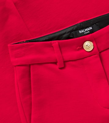 High-rise flared pants | Balmain Kids