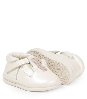 Bebé - zapatillas Zilpa de piel metalizada | Donsje