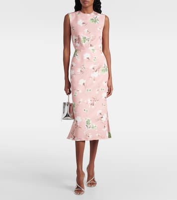 Midikleid aus Faille | Erdem