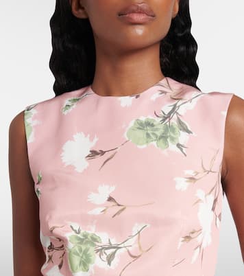 Midikleid aus Faille | Erdem