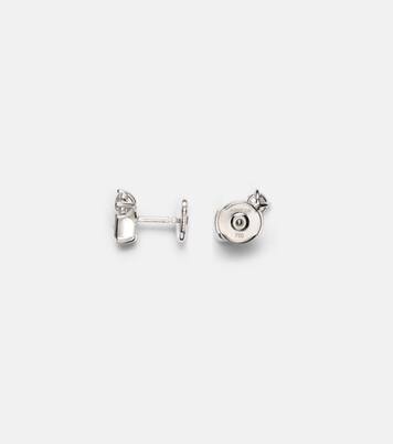 Inner Fire 18kt white gold earrings with diamonds | Bucherer Fine Jewellery