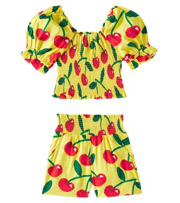 Printed cotton top and shorts | Fábula