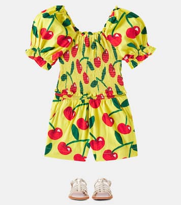 Printed cotton top and shorts | Fábula