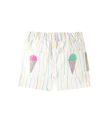 Baby striped cotton shorts | Stella McCartney Kids