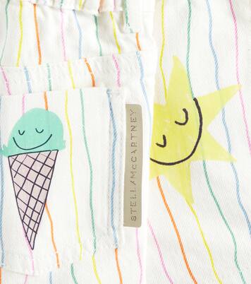 Baby striped cotton shorts | Stella McCartney Kids