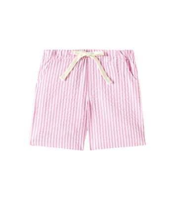 Cortino striped cotton-blend shorts | La Coqueta