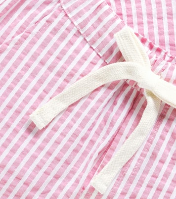 Cortino striped cotton-blend shorts | La Coqueta