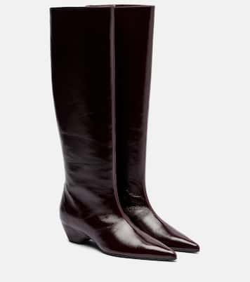 Sybil 40 leather knee-high boots | Khaite