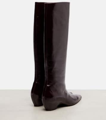 Sybil 40 leather knee-high boots | Khaite