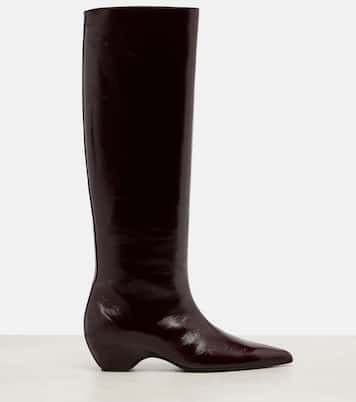 Sybil 40 leather knee-high boots | Khaite