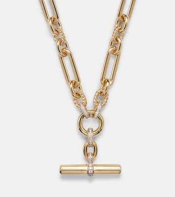 Halskette Lexington aus 18kt Gelbgold mit Diamanten | David Yurman