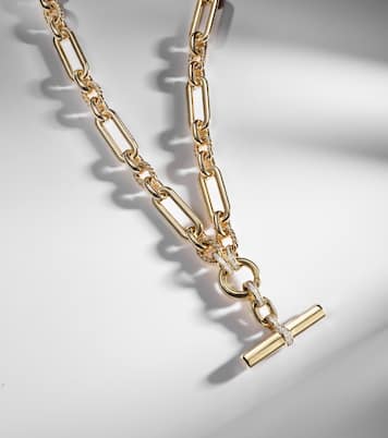 Halskette Lexington aus 18kt Gelbgold mit Diamanten | David Yurman