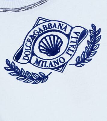 Printed cotton jersey T-shirt | Dolce&Gabbana Kids