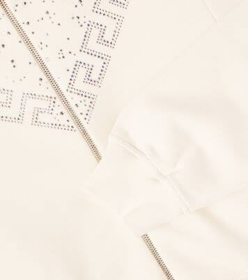 La Greca cotton fleece sweatshirt | Versace Kids