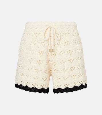 Shorts Rhiannon in crochet di cotone | Zimmermann