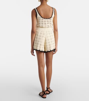 Shorts Rhiannon in crochet di cotone | Zimmermann