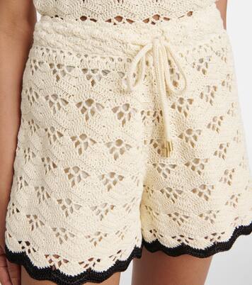 Shorts Rhiannon in crochet di cotone | Zimmermann