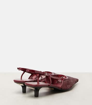 Pumps slingback GG Demi in mesh | Gucci