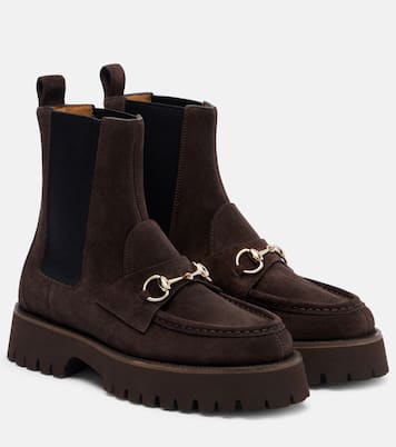Bottines Chelsea Sylke en daim | Gucci