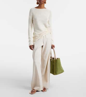 Ribbon patent leather thong sandals | Gianvito Rossi