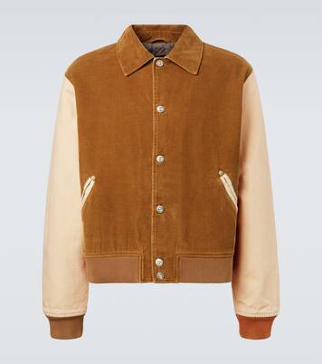 Homecoming cotton corduroy varsity jacket | Wales Bonner