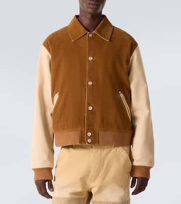 Homecoming cotton corduroy varsity jacket | Wales Bonner