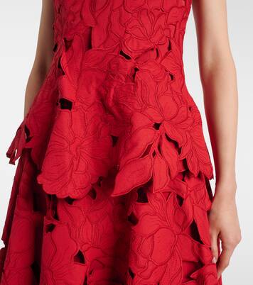 Robe midi Audrey en dentelle | Simkhai