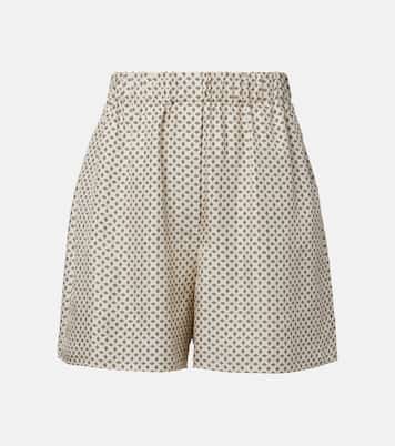 Angelo silk twill Bermuda shorts | Loro Piana