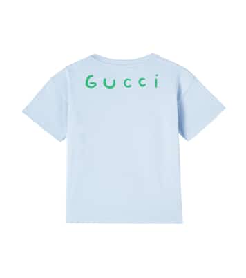 x Euan Roberts Baby printed cotton jersey T-shirt | Gucci Kids