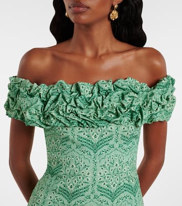 Minikleid Jardín aus Popeline | Agua by Agua Bendita