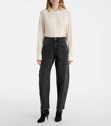 Oriane mid-rise barrel-leg jeans | Isabel Marant
