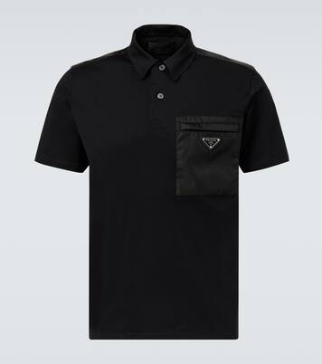 Polohemd aus einem Baumwollgemisch | Prada