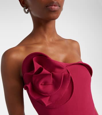 Abito lungo monospalla in crêpe | Roland Mouret