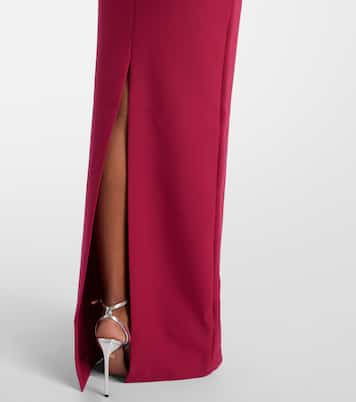 Abito lungo monospalla in crêpe | Roland Mouret