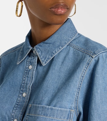 Spruce denim shirt | Veronica Beard