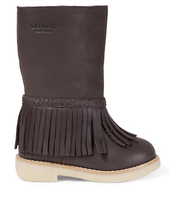 Daffy 프린지 레더 부츠  | Donsje