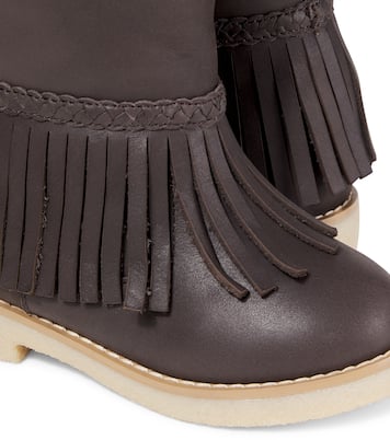 Daffy 프린지 레더 부츠  | Donsje