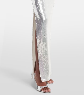 Maxirock mit Pailletten | Rotate