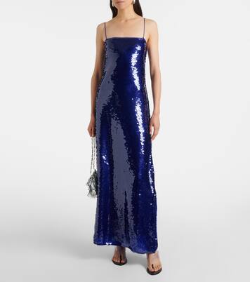 Robe longue à sequins | Rotate