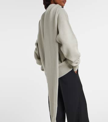 Scarf-detail cashmere sweater | Calvin Klein Collection